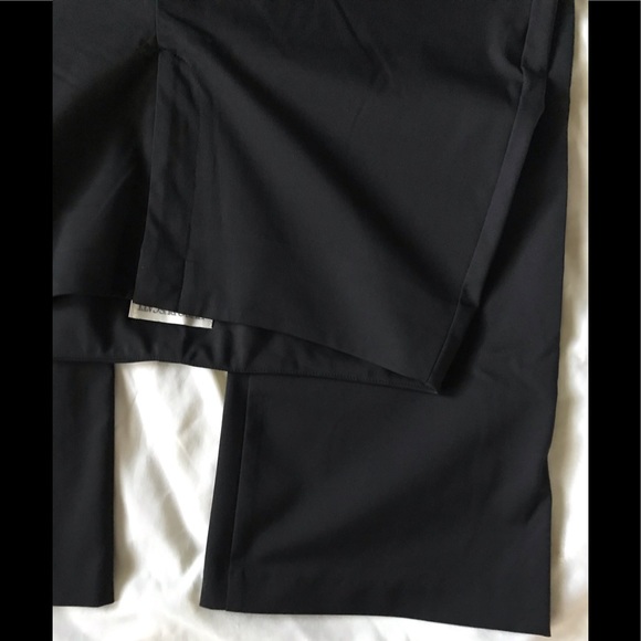 HUGO BUSCATI. COLLECTION , size10 black silky long straight leg  , women’s pants - Picture 7 of 11